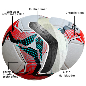 Ballon de football d'entraînement extérieur de qualité supérieure Star Works Corporation - Léger, durable, écologique, personnalisable pour l'intérieur et l'extérieur - Product Image 2
