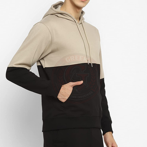 Sweat-shirt à capuche oversize pour homme en molleton de coton épais, coupe décontractée à épaules tombantes, idéal pour le streetwear quotidien - Product Image 5