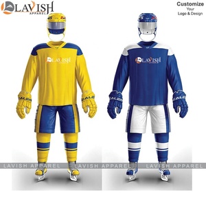 Ensembles d'uniformes de maillots courts de hockey sur glace sublimés sur mesure pour des performances optimales sur la patinoire - Product Image 5