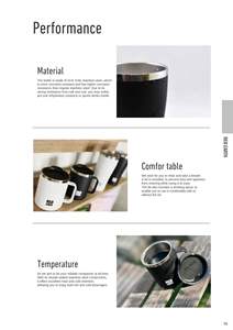 Tazas de Acero Inoxidable, Polipropileno y Silicona para Beber en Casa, Oficina o al Aire Libre - Diseño Casual y Elegante - Product Image 5