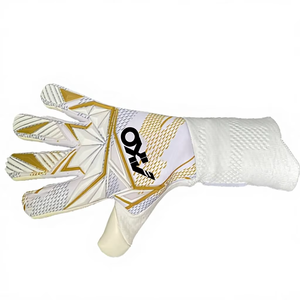 High Quality Advanced Control Soccer <b>Gloves</b> for Goalkeepers Adjustable Lace-<b>Up</b> Closure Finger Protection Strong Latex Palm B Ako - Product Image 1