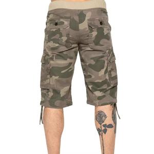 2026 Factory Direct Sale <b>Men</b> <b>Elastic</b> Waist Short Pants Quality Cotton Cargo Casual Shorts Cheap Camo Cargo Shorts - Product Image 6