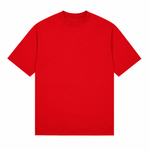 Regular Fit Blank Custom Knitted Formal O-Neck Short Sleeve <b>T</b> <b>Shirt</b> Screen Print DTG Logo Unisex Plain Casual High Quality - Product Image 1