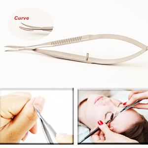 Tijeras de Manicura Rusas de Acero Inoxidable Sostenible con Hoja Curva para Cutículas, Micro Tijeras de Belleza Afiladas para Piel Suave - Product Image 4