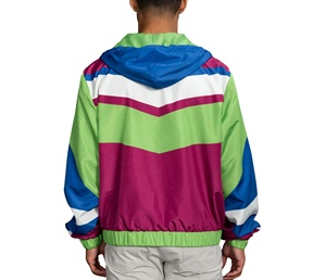 Men <b>Lightweight</b> Windbreaker <b>Jacket</b> Best Quality Color Block Fishing Breathable Windbreaker Zip up Hooded <b>Jacket</b> - Product Image 2