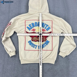 Sudadera con Capucha Unisex, Sudadera de Felpa de Algodón, Logotipo Personalizado, Ropa Casual Urbana al por Mayor - Product Image 6