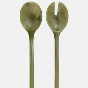 Ensemble de Cuillères à Salade en Résine Efficace, Nouveau Design, Écologique, avec Poignée Graduée, Compatible Lave-Vaisselle, Ustensile de Cuisine - Product Image 3