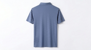Camiseta de Golf para Hombre, Premium, de Color Sólido, Manga Corta, Suave, Transpirable, 100% Algodón, Corte Regular, Personalizable - Product Image 5