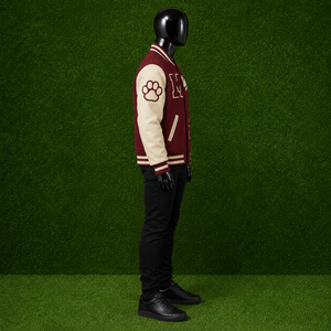 Veste de baseball vintage brodée avec logo personnalisé pour hommes et femmes, veste bomber de style universitaire, streetwear de haute qualité, manteaux de sport - Product Image 2