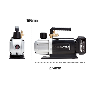 Bomba de Vacío sin Escobillas TESMO 2CFM con 2 Baterías de 18V 5.0Ah y Cargador - Product Image 5