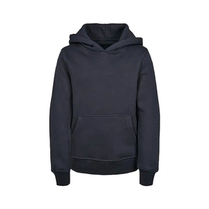 Sudadera con Capucha de Forro Polar de Calidad Superior para Niños, Diseño Único Hip Hop, Color Liso, Estilo Urbano - Product Image 1