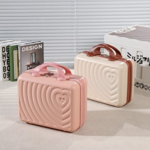 Pequeña bolsa de maquillaje de viaje portátil de 14 pulgadas, conveniente Mini bolsa de cosméticos fresca para niñas - Product Image 1