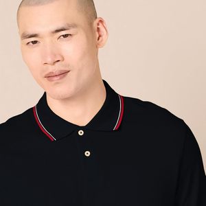 เสื้อผู้ชายพรีเมียม ระบายอากาศได้ดี สวมใส่สบาย ผลิตจากผ้าถัก แขนสั้น ลายเรียบ รับผลิตแบบกำหนดเองสำหรับผู้ผลิตเสื้อ - Product Image 2