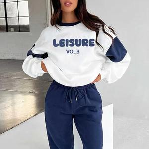 Sweat-shirts doublés en polaire pour femmes, tissu doux et chaud, coupe décontractée confortable, vêtements décontractés pour tous les jours, streetwear, pull-over OEM - Product Image 5