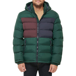 Custom Design Canvas Mens Winter Puffer Jacket <b>Waterproof</b> Windproof Breathable Fitness <b>Warm</b> Coat OEM ODM Wholesale Supplier - Product Image 1