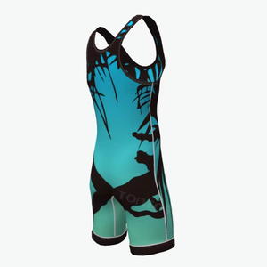 Trajes de Lucha Deportiva para MMA, Levantamiento de Pesas, Lucha y Entrenamiento, Trajes de Lucha Sublimados Personalizados para Hombre - Product Image 2