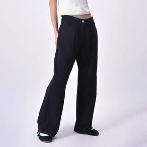 Jeans de mezclilla holgados profesionales para mujer, fabricados por OEM, transpirables, tallas grandes, los más vendidos. - Product Image 3