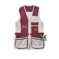 Gilet de Tir en Argile Durable XXL pour Tir à la Cible, Logo Personnalisé, Maille Respirante, Nylon, Épaulettes Rembourrées, Poche pour Coquilles, Compétition, Chasse, Activités de Plein Air