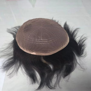 ท็อปเป้ผมแท้แบบเต็มศีรษะสำหรับผู้ชาย ผมอินเดียเรมี่ แบบลอน ความหนาแน่น 100% ความยาวสั้น TAZ HAIR BANGLADESH - Product Image 1