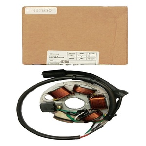 Stator magnéto bobine générateur trois broches Piaggio 497650 OEM pour Ape 50cc moto d'origine Scooter trois roues Vespa - Product Image 2