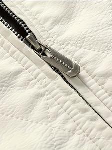 Blouson Bomber Homme Élégant en Cuir Véritable Coupe Slim Style Vintage Designer Rétro Classique Moto Hiver Décontracté Streetwear Imperméable - Product Image 3