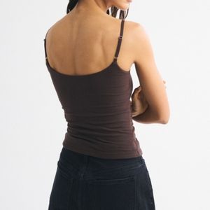 Custom Womens Ribbed Cotton Tank <b>Top</b> Racerback Sleeveless Shirt Stacked Hem Summer Casual Activewear Wholesale OEM - Product Image 2