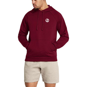 Custom Design High Quality 100% Cotton Solid <b>Pullover</b> <b>Men</b> Hoodies Eco-Friendly Breathable Winter Casual Wear - Product Image 1