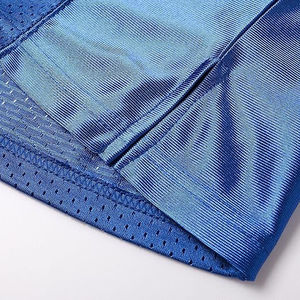 Camisetas de Fútbol Americano Personalizadas, 100% Algodón Transpirable, Diseño 3D, Modelo Pro Clásico Azul con Detalles en Contraste - Product Image 5