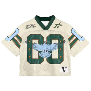 เสื้อฟุตบอลผู้ชายฤดูร้อน ระบายอากาศได้ดี น้ำหนักเบา แขนสั้น รับผลิตแบบ OEM พร้อมสกรีนโลโก้ ซับเหงื่อ ต้านเชื้อแบคทีเรีย แห้งเร็ว - Product Image 6