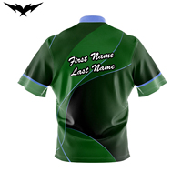 Maillot de bowling unisexe 220g à manches courtes, personnalisé, imprimé par sublimation, broderie 3D, anti-humidité – Créez le vôtre
