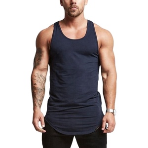 Camiseta sin mangas de gimnasio para hombre de alta calidad, ropa de entrenamiento de algodón de secado rápido con diseño transpirable de cuello redondo, los más vendidos del fabricante - Product Image 3