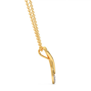 Collier pendentif géométrique en diamant à motif infini ajouré - Product Image 5