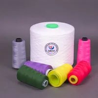 Fil à broder haute résistance, élastique, imperméable, haute ténacité, semi-terne, 43S/2, 100% polyester filé, écologique, haute température