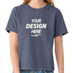 T-shirts courts personnalisés pour femmes, modèle vierge à personnaliser, impression numérique sur demande, gris - Product Image 4