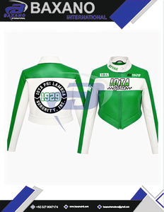 Chaqueta de Cuero PU de la Hermandad Iota Phi Lambda, Chaqueta de Carreras de Alta Calidad, Corte Ajustado, Personalizable con Cualquier Logotipo - Product Image 4