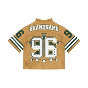 Camiseta de Fútbol Americano Retro Estilo Urbano, Venta al Por Mayor de Fábrica, Camiseta de Rugby Personalizada, Sublimada, de Poliéster - Product Image 2