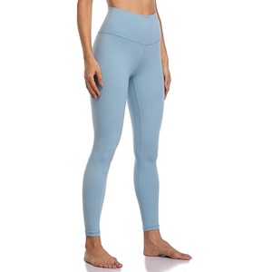Leggings de grossesse taille haute pour femmes enceintes, couleur unie, décontractés, pour le yoga et la gym, vente en gros - Product Image 1