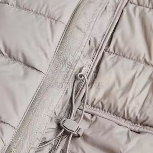 Gilet matelassé léger et personnalisé pour homme, décontracté, respirant, écologique, à séchage rapide, sans manches, chaud, pliable, avec fermeture éclair - Product Image 2