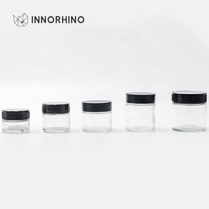 Pot en verre borosilicate transparent résistant aux enfants de 3,5 g et 7 g avec bouchon en plastique pour médicaments et collyres, à large ouverture - Product Image 4