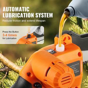 Motosega a Palo Senza Fili 20V 2Ah con Cavo da 1,5m, Capacità di Taglio 5'', Portata 8 Piedi, Mini Motosega di Grado Industriale per Taglio del Legno - Product Image 6