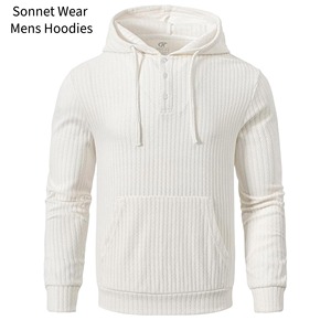 Sweat-shirt à capuche à manches longues pour homme pour l'hiver - Product Image 3