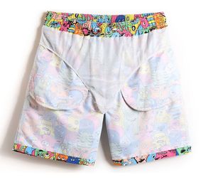 Pantalones Cortos Deportivos de Playa para Hombre, Juveniles, Casuales, Transpirables, de Secado Rápido, con Cordón Ajustable en la Cintura - Product Image 2