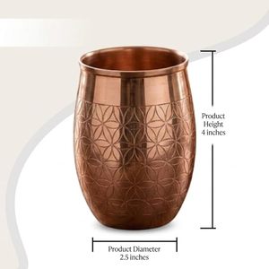Refined Copper Moscow Mule <b>Mugs</b> Built For Cocktail Presentation Ideal For Home Kitchen Bar And Social Celebrations - Product Image 2