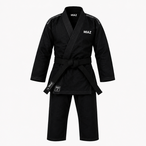 MIAZ Taekwondo Uniform <b>White</b> Cotton Adult Unisex Regular Fit Durable Lightweight Breathable Martial Arts Wear Kit Wholesale Rate - Product Image 2
