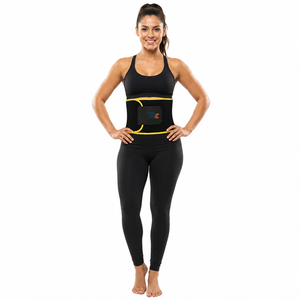 Ceinture de sudation de fitness haut de gamme très demandée, offrant un soutien réglable, un confort léger et des mouvements flexibles pendant les séances d'entraînement - Product Image 1
