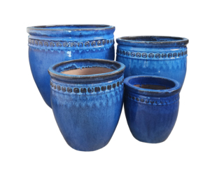 Grandes jardinières en céramique émaillée écologiques vert jade, best-seller, avec trou de drainage, durables, pour l'intérieur/l'extérieur, maison et jardin - Product Image 6