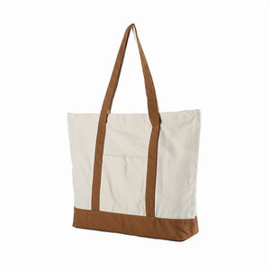 Bolsa de Mano Extra Grande de Lona de Algodón, Logotipo Personalizado, Reutilizable, Duradera, para Compras, Yoga, Fin de Semana, Promocional - Product Image 5