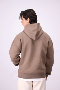 เสื้อฮู้ด2025สำหรับผู้ชายเสื้อมีฮู้ดผ้า100% ปักลายบนไหล่ขนาดใหญ่ออกแบบโลโก้ได้ตามต้องการ - Product Image 5