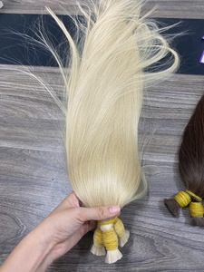 Vietnamese Remy Bulk Hair 100g Very Smooth Full End Straight <b>Brown</b> & Blond - Product Image 2