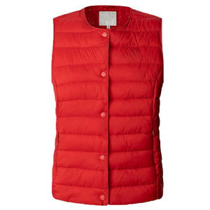 Chaleco acolchado personalizado para mujer, grueso y ligero, sin mangas, con botones, para deportes, estilo juvenil y adulto, chaleco acolchado. - Product Image 1